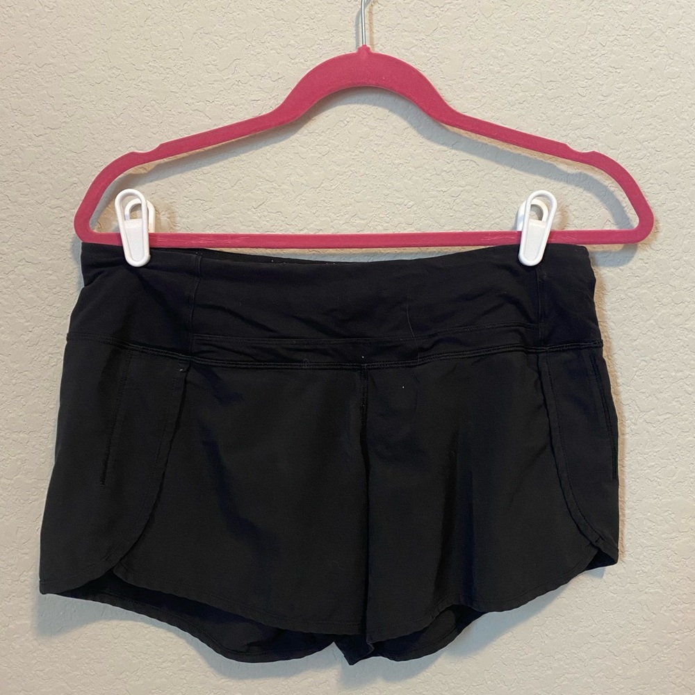 Lululemon Speed Up shorts.